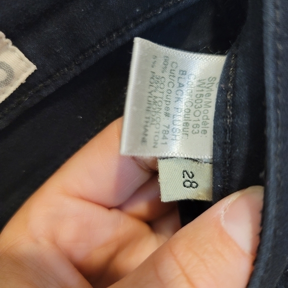 Rag & Bone Black Plush Jeggings, sz 28 - Picture 7 of 7